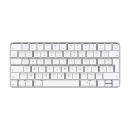Apple Magic Keyboard with Touch ID for Mac models | MXCK3Z/A | Compact Keyboard | Wireless | Bluetooth | EN | White