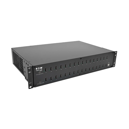 Tripp Lite 32-Port USB Charging Station with Syncing, 230V, 5V 80A (400W) USB Charger Output, 2U Rack-Mount | U280-032-RMINT