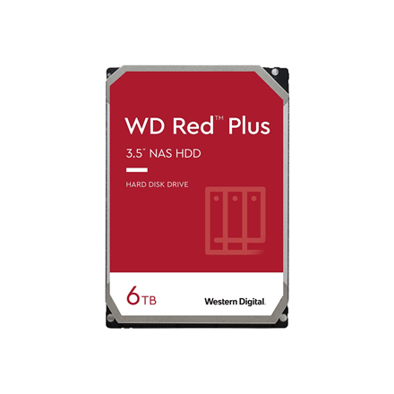 Western Digital | NAS Hard Drive | WD60EFPX | 5400 RPM | 6000 GB