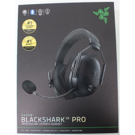 SALE OUT. Razer BlackShark V3 Pro Gaming Headset, Over-Ear, Wireless, Black | SALE OUT. Razer Gaming Headset | BlackShark V3 Pro | Wireless/Wired | Over-Ear | Microphone | Black | Noise canceling | DAMAGED PACKAGING,...
