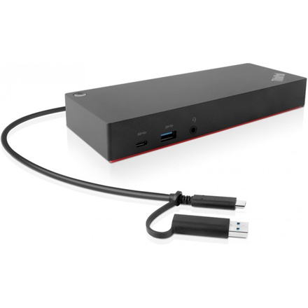 Lenovo | ThinkPad Hybrid USB-C with USB-A Dock, max 2 displays, | 40AF0135EU | USB-C Dock | Ethernet LAN (RJ-45) ports 1 | DisplayPorts quantity 2 | USB 3.0 (3.1 Gen 1) Type-C ports quantity 1 x USB-C (Gen 2, 5V / 3A...