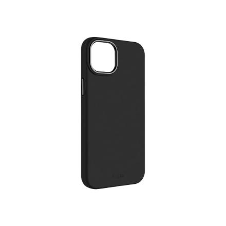 Fixed | MagFlow | Back cover | Apple | iPhone 15 Plus | Liquid silicon | Black