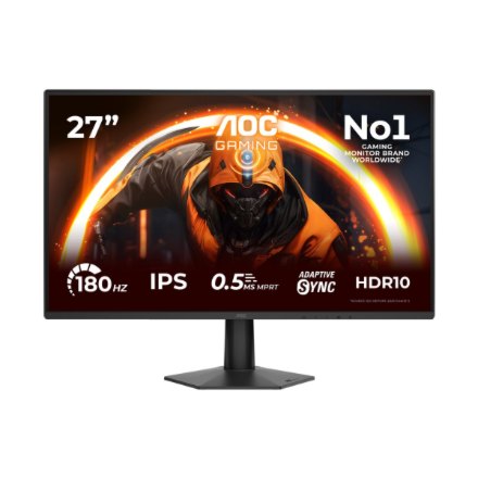 AOC 27G50F | 27 " | IPS | FHD | 16:9 | 144 Hz | 0.5 ms | 1920 x 1080 pixels | 300 cd/m² | HDMI ports quantity 1 | Black