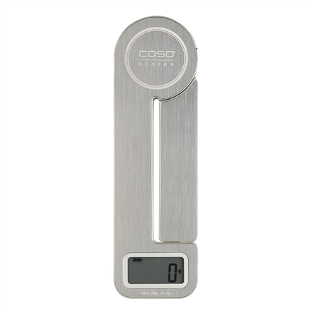 Caso | Scales | KitchenEcostyle | Maximum weight (capacity) 5 kg | Graduation 1 g | Display type LCD | Stainless steel