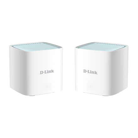 D-Link | EAGLE PRO AI AX1500 Mesh System | M15-2 (2-pack) | 802.11ax | 1200+300 Mbit/s | 10/100/1000 Mbit/s | Ethernet LAN (RJ-45) ports 1 | Mesh Support Yes | MU-MiMO Yes | No mobile broadband | Antenna type 2 x 2.4G...