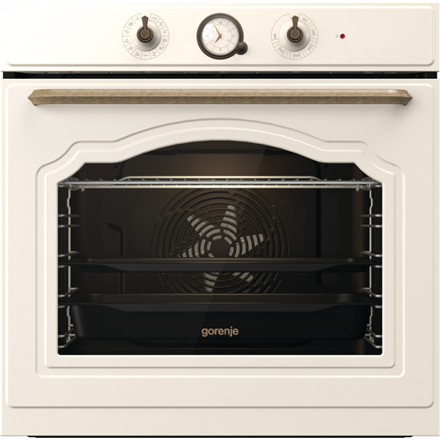 Gorenje | Oven | BOS67371CLI | 77 L | Multifunctional | EcoClean | Mechanical control | Steam function | Convection | Height 59.5 cm | Width 59.5 cm | Beige