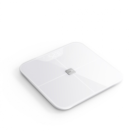 iHealth | Body Analysis Scales | HS2S | Body fat analysis | Body Mass Index (BMI) measuring | Body water percentage | Bone mass analysis | Maximum weight (capacity) 180 kg | Memory function | Multiple users | Muscle r...