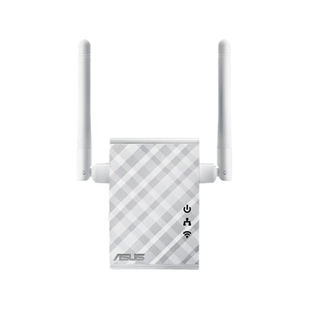 Asus | Repeater/Extender/Access Point/Bridge | RP-N12 | 802.11n | 2.4GHz | 300 Mbit/s | 10/100 Mbit/s | Ethernet LAN (RJ-45) ports 1 | MU-MiMO No | no PoE | Antenna type 2xExternal 2dBi
