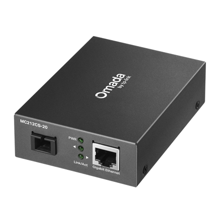TP-LINK | Omada Gigabit WDM Media Converter | MC212CS-20