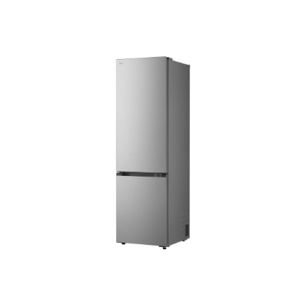 LG Refrigerator | GBBS312CPY | Energy efficiency class C | Free standing | Height 186 cm | Combi | No Frost system | Fridge net capacity 220 L | Freezer net capacity 113 L | Display | 34 dB | Prime Silver
