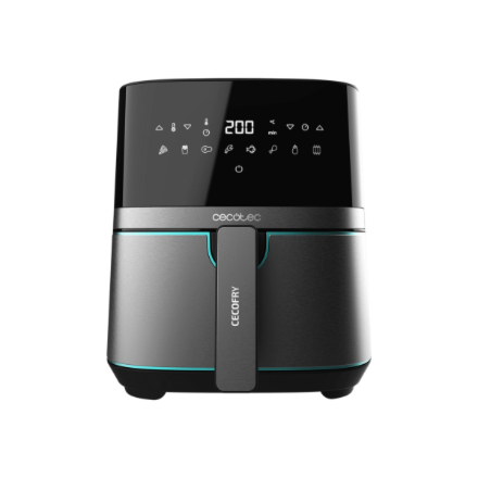 Cecotec Hot air fryer | Cecofry Full InoxBlack 5500 Pro | Power 1700 W | Capacity 5.5 L | Black inox/Black
