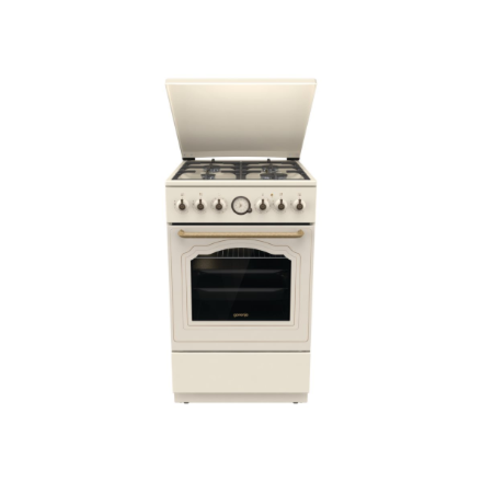Gorenje Cooker | GKS5B70CLI | Hob type Gas | Oven type Electric | Sandy | Width 50 cm | Depth 59.4 cm | Energy efficiency class A | 70 L