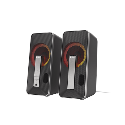 Genesis | Computer Speaker | Helium 100BT RGB | Bluetooth | Wireless connection | Silver/Black