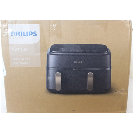 SALE OUT. Philips NA352/00 Airfryer, 2750 W, Pan volume 9 L, Charcoal Grey/Copper | Philips Airfryer | NA352/00 | Power 2750 W | Capacity 9 L | Rapid Air technology | Charcoal Grey/Copper | DAMAGED PACKAGING | 23 mont...