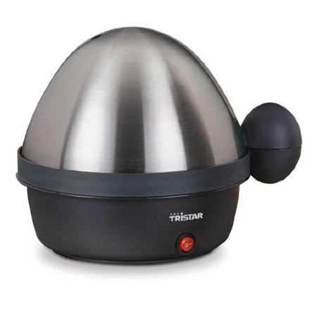 Tristar | Egg Boiler | EK-3076 | Black, Stainless Steel Lid | Eggs capacity 7