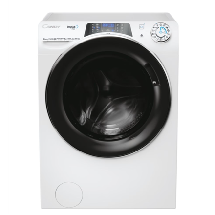 Candy | Washing Machine with Dryer | RPW41066BWMBC-S | Energy efficiency class D | Front loading | Washing capacity 10 kg | 1400 RPM | Depth 58 cm | Width 60 cm | TFT | Drying system | Drying capacity 6 kg | Steam fun...