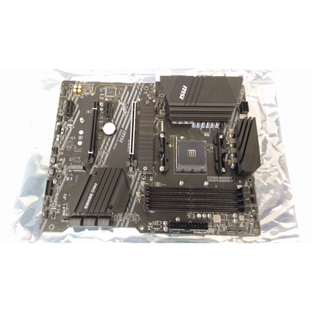 SALE OUT. MSI B550-A PRO | Processor family AMD | Processor socket AM4 | DDR4 DIMM | Memory slots 4 | Supported hard disk drive interfaces SATA, M.2 | Number of SATA connectors 6 | Chipset AMD B550 | ATX | USED, REFUR...