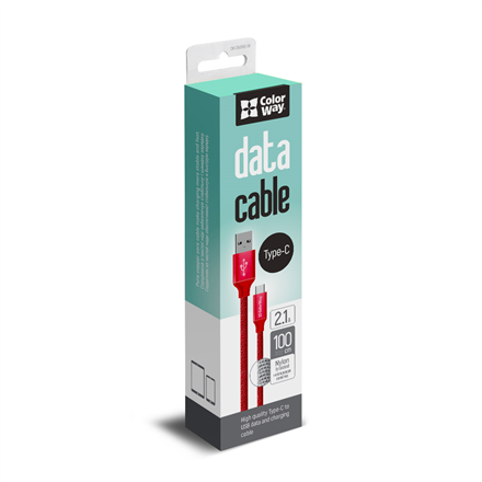 ColorWay | Type-C Data Cable | USB 2.0 | 2.1 A