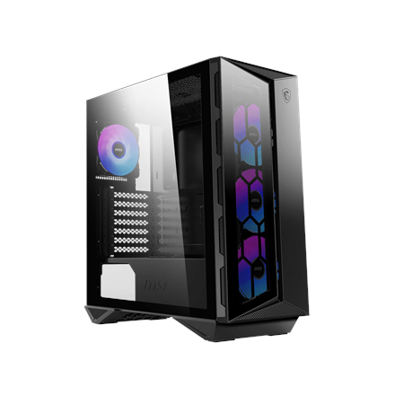 MSI MPG GUNGNIR 110R PC Case, Mid-Tower, USB 3.2, Black | MSI | MPG GUNGNIR 110R | ATX | Black