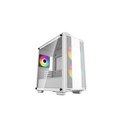 Deepcool | ARGB Micro-ATX CASE | CC360 | Mini-ITX / Micro-ATX | ATX PS2 (maximum length: 160mm) | White