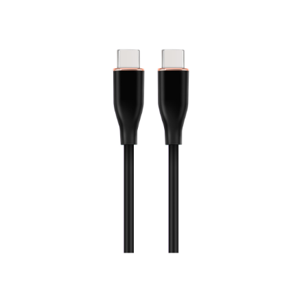 Cablexpert | Premium Silicon Type-C Power Delivery (PD) Charging and Data Cable, 1.5 m | CC-USB2S-CMCM-1.5M-BK