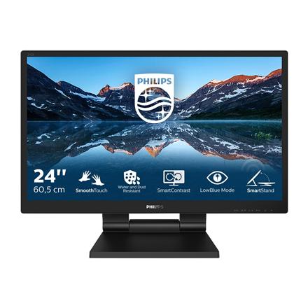 Philips | 242B9T/00 | 23.8 " | IPS | FHD | 16:9 | 60 Hz | 5 ms | Touchscreen | 1920 x 1080 | 250 cd/m² | HDMI ports quantity 1 | Black