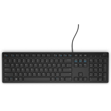 Dell | KB216 RTL Box | Multimedia | Wired | US | Black
