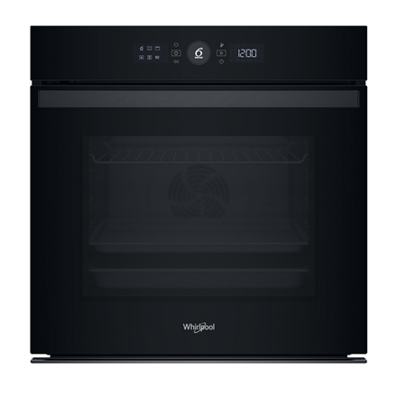 Whirlpool Oven | WOI4S8PM0SBA | 73 L | Electric | Pyrolytic/Hydrolytic | Electronic | Steam function | Convection | Height 59.7 cm | Width 59.5 cm | Black