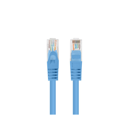 Lanberg Patchcord CAT.5E UTP 1.5M fluke passed 10-pack, Blue | PCU5-20CC-0150-B