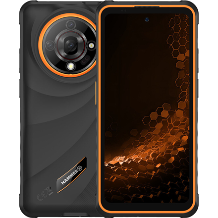 Hammer | Iron 6 | Black | 6.56 " | IPS | 1612 x 720 pixels | Mediatek | Internal RAM 6 GB | 128 GB | Dual SIM | 4G | Main camera resolution 48 MP | Android | 14 | 6050 mAh