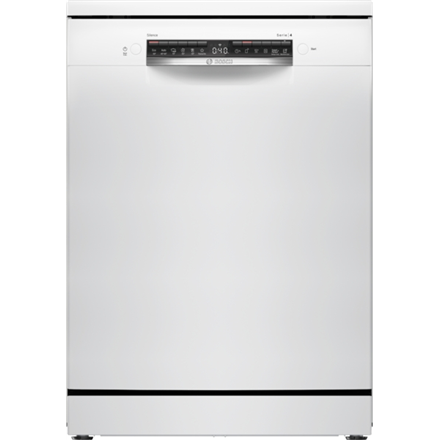 Bosch Dishwasher | SMS4HVW00E | Free standing | Width 60 cm | Number of place settings 14 | Number of programs 6 | Energy efficiency class D | Display | AquaStop function | White