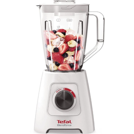 TEFAL | Blender | Blendforce II | Tabletop | 600 W | Jar material Plastic | Jar capacity 2 L | Ice crushing | White