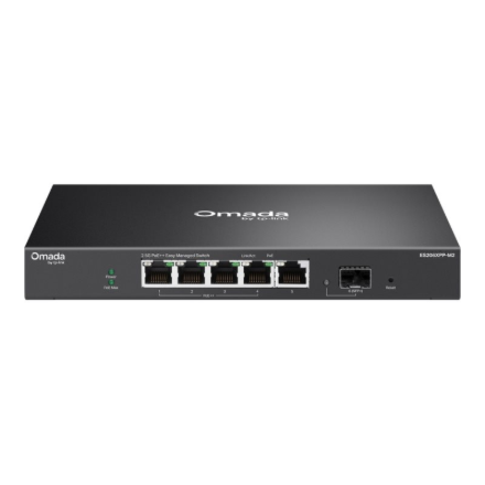TP-LINK ES206XPP-M2 Omada 5-Port 2.5G BASE-T and 1-Port 10GE SFP+ Easy Managed Switch with 4-Port PoE++ | TP-LINK