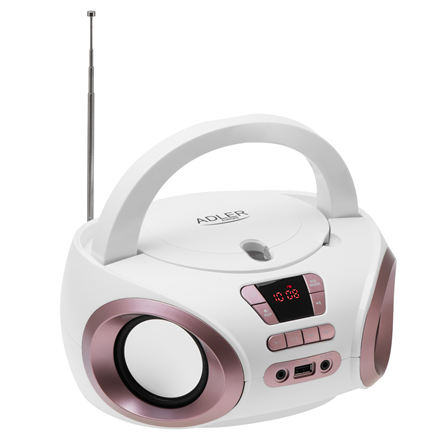 Adler | CD-MP3 Boombox | AD 1181 | Speakers | USB connectivity | FM