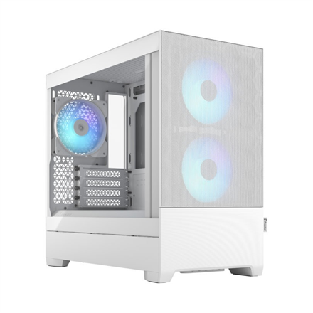 Fractal Design | Pop Mini Air RGB | Side window | mATX, Mini ITX | ATX | White TG Clear Tint