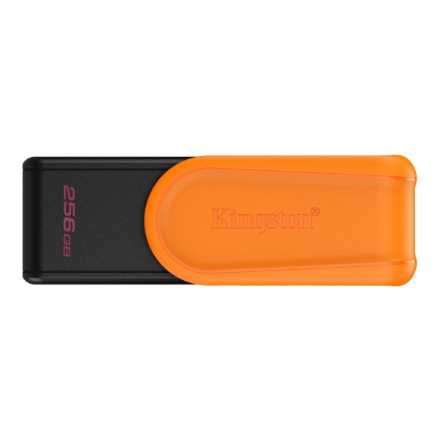Kingston USB Flash Drive | DataTraveler Exodia S | 256 GB | USB Type-A | Black/Orange