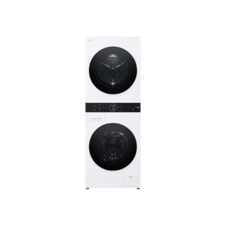 LG | Washing machine with dryer | WT1210WWF | Energy efficiency class A | Front loading | Washing capacity 12 kg | Depth 66 cm | 1400 RPM | Width 60 cm | Display | LED | Drying capacity 10 kg | Drying system | Steam f...