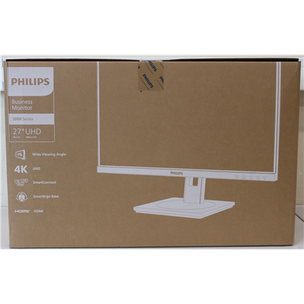 SALE OUT. PHILIPS Business Monitor 27B1N3800/00 IPS 27" 3840x2160/16:9/4ms/ HDMI DisplayPort USB Audio Out | SALE OUT. Philips | 27B1N3800/00 | 27 " | IPS | 16:9 | 60 Hz | 4 ms | 3840 x 2160 pixels | 350 cd/m² | HDMI...