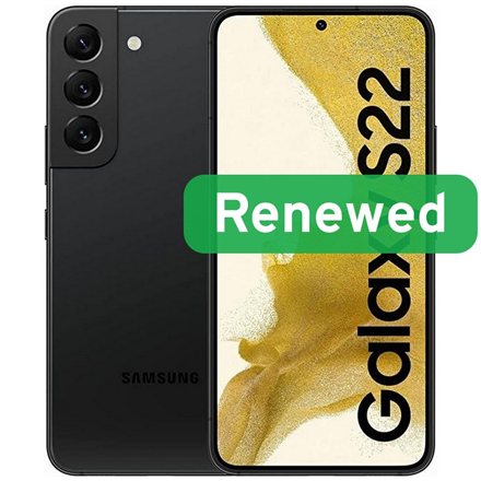 Samsung Renewed Grade C | Samsung Galaxy S22 | Phantom Black | 6.1 " | 256 GB | 5G | Android