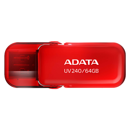 ADATA | USB Flash Drive | UV240 | 64 GB | USB Type-A | Red