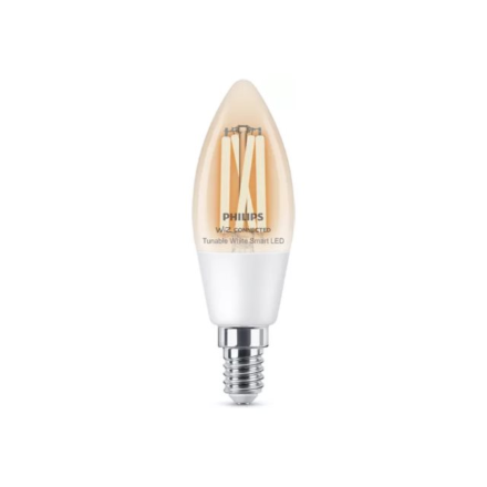 Philips Smart WFB 40W C35 927-65 CL 1PF/6 | E14 | 4.9 W | Warm to cool white light | Bluetooth, Wi-Fi