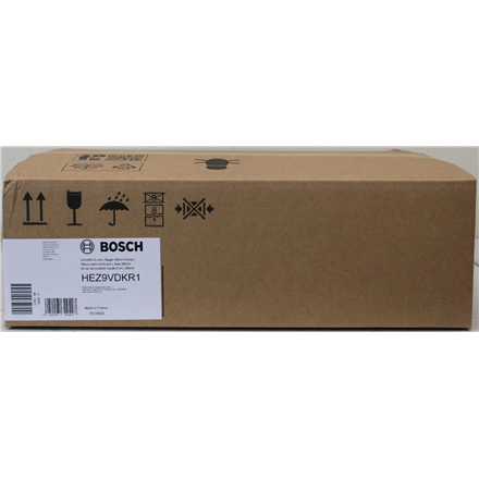 SALE OUT. Bosch | Recirculation kit S and L-bow (60cm) | HEZ9VDKR1 | Black | DAMAGED PACKAGING, SCRATCHED PARTS