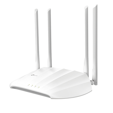 TP-LINK | Access Point | TL-WA1201 | 802.11ac | 2.4GHz/5 GHz | 300+867 Mbit/s | 10/100/1000 Mbit/s | Ethernet LAN (RJ-45) ports 1 | MU-MiMO Yes | no PoE | Antenna type 4 Fixed High Performance