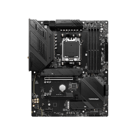 MSI | MAG B650 TOMAHAWK WIFI | Processor family AMD | Processor socket AM5 | DDR5 DIMM | Memory slots 4 | Supported hard disk drive interfaces SATA, M.2 | Number of SATA connectors 6 | Chipset AMD B650 | ATX