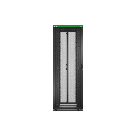 APC Easy Rack 800mm/48U/1200mm , with Roof, castors, feet and 4 Brackets, No Side panels, black | Schneider Electric