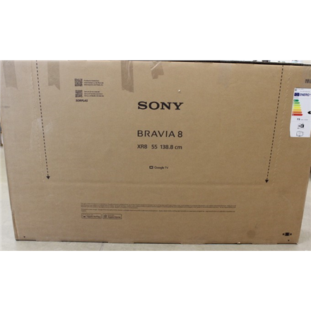 SALE OUT. Sony K55XR80PAEP Bravia 8 | 55 | Smart TV | Google TV | 4K UHD | Black | DAMAGED PACKAGING