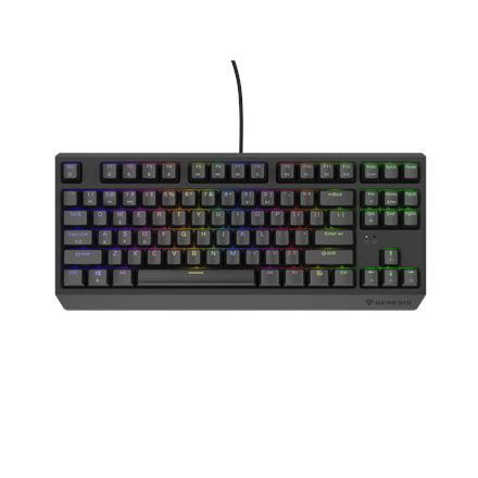 Genesis | THOR 230 TKL | Mechanical Gaming Keyboard | Wired | US | Linear | Black | RGB