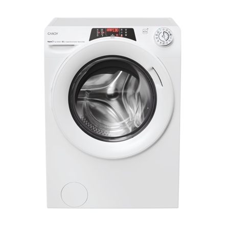 Candy Washing machine | RO4 476DWM7/1-S | Energy efficiency class A | Front loading | Washing capacity 7 kg | 1400 RPM | Depth 45 cm | Width 60 cm | Display | 6-digit | Steam function | Wi-Fi | White