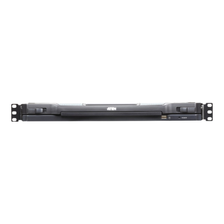 Aten | 1-Local/Remote Share Access 8-Port PS/2-USB VGA Single Rail LCD KVM over IP switch