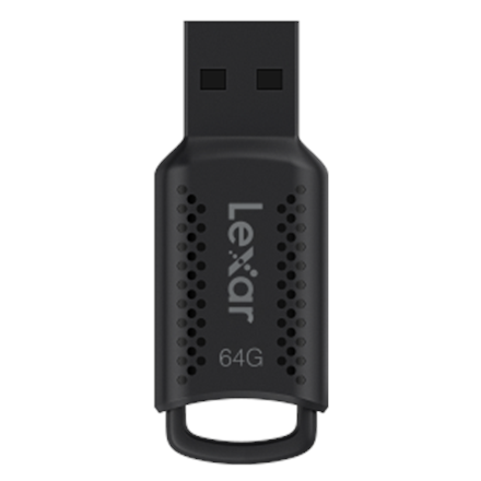Lexar | USB Flash Drive | JumpDrive V400 | 64 GB | USB Type-A | Black